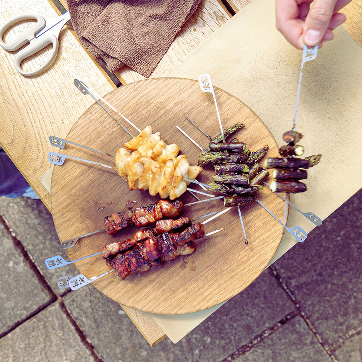 Hibachi grillspydsett til Medium/Wide Kasai Grill