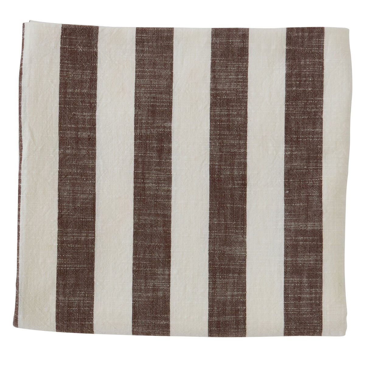 Stripete duk 260 x 140 cm, choko