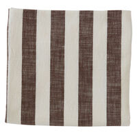 Stripete duk 260 x 140 cm, choko