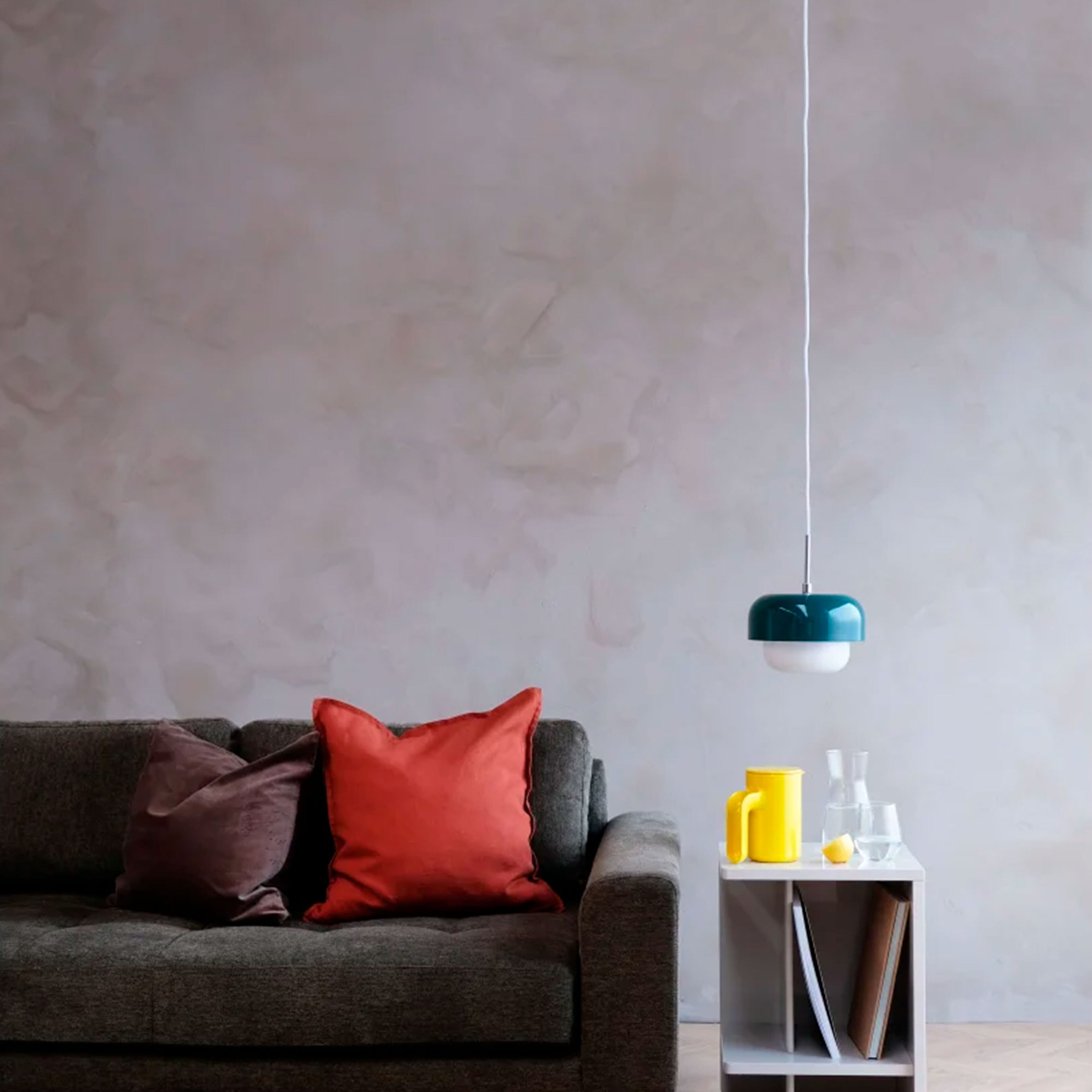 Haipot pendellampe D23, matcha grønn