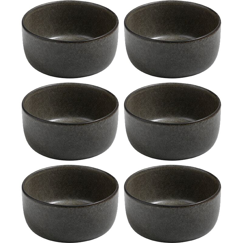 RAW skål, forest brown, 6 stk.