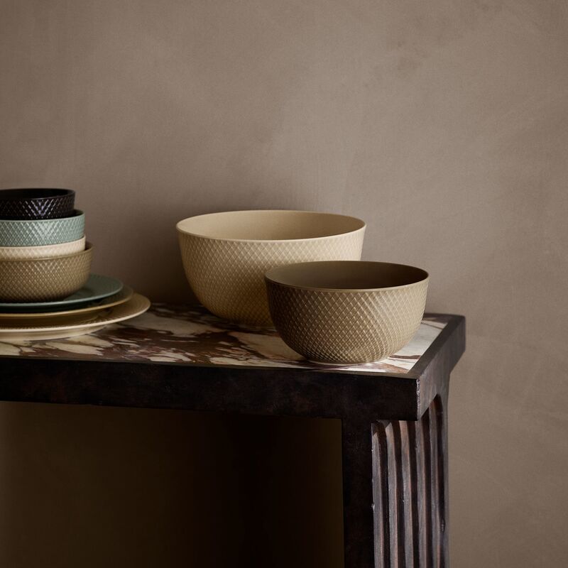 Rhombe Earth tarjoilukulho 17,5 cm, clay