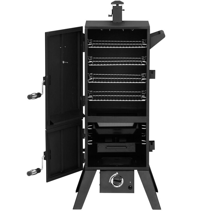 Kymi gasolrök, svart