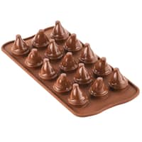 Silikonform Sjokolade Mr. & Mrs. Brown Ø2,5cm