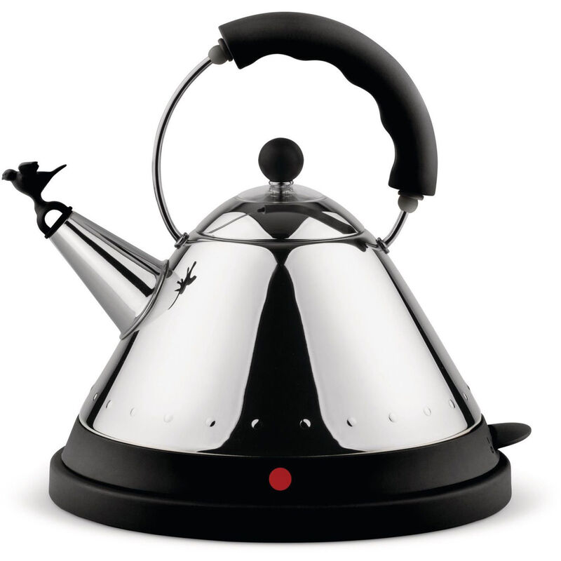 Elkedel m. fugl, sort