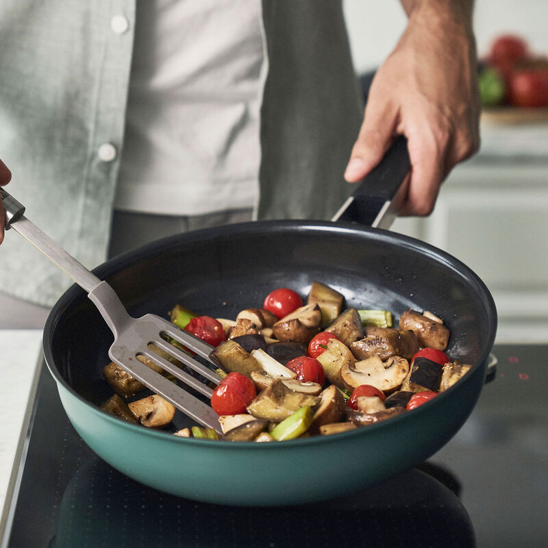 Pure paistinpannu 28 cm, ruostumatonta terästä, vihreä