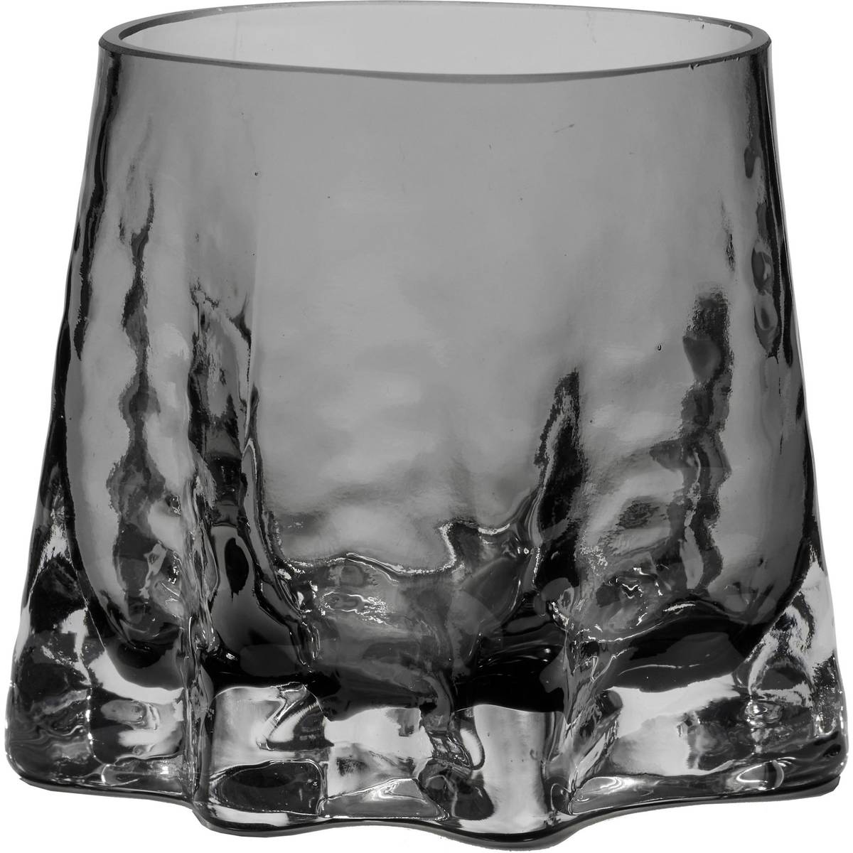 Gry ljuslykta medium 11 cm, smoke