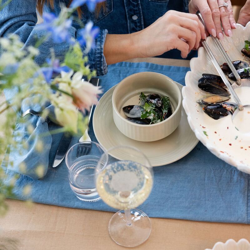 Sagaform Coffee & More tallerken 20 cm, beige