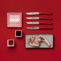 Steakkniv 4 stk, rød