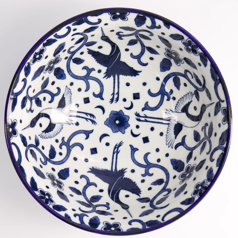 Blue Maizuru ramenkulho 1300 ml, sininen/valkoinen