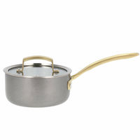 Durance kastrull med lock 1,5 liter 16 cm, rostfritt stål