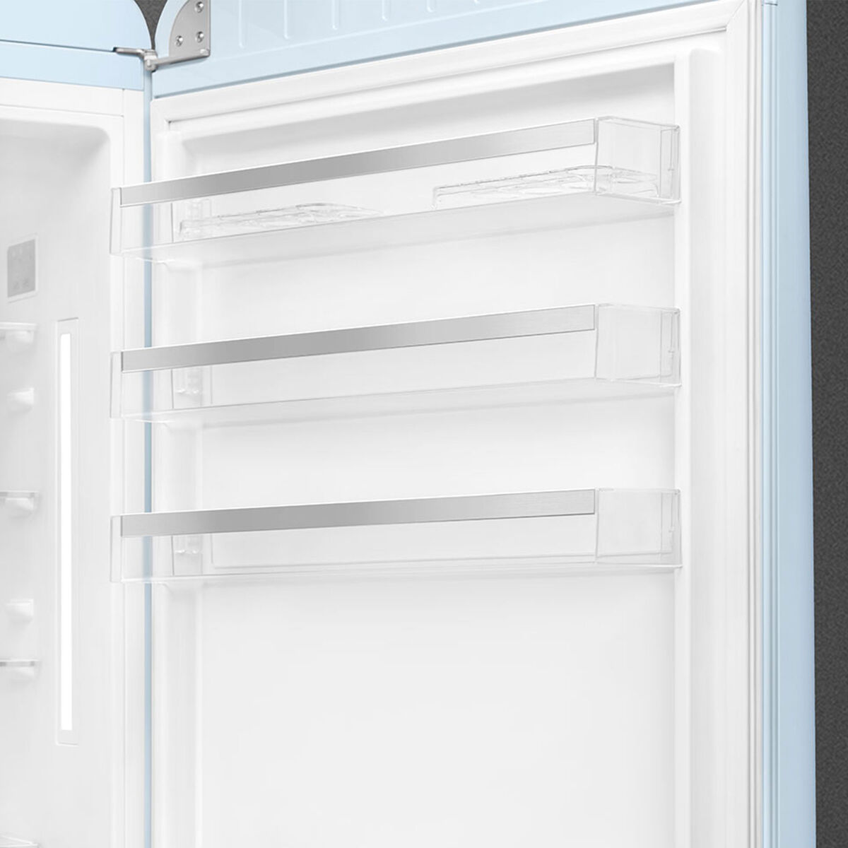 Smeg FAB38RPB6 högerhängd kyl/frys 70 cm, pastellblå