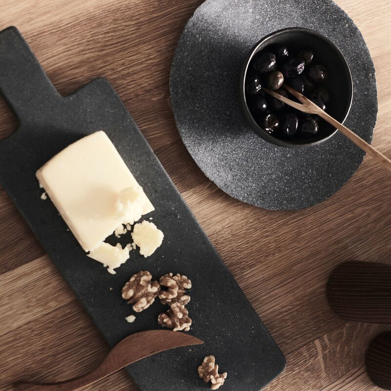 Valley desserttallerken 20 cm, grå/natur