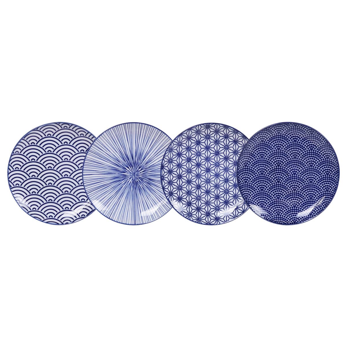 Nippon Blue tallrik 4 st.