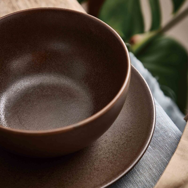 Chestnut skål, 15 cm, brun