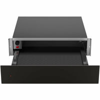 Modern varmeskuff 15 cm, matt svart