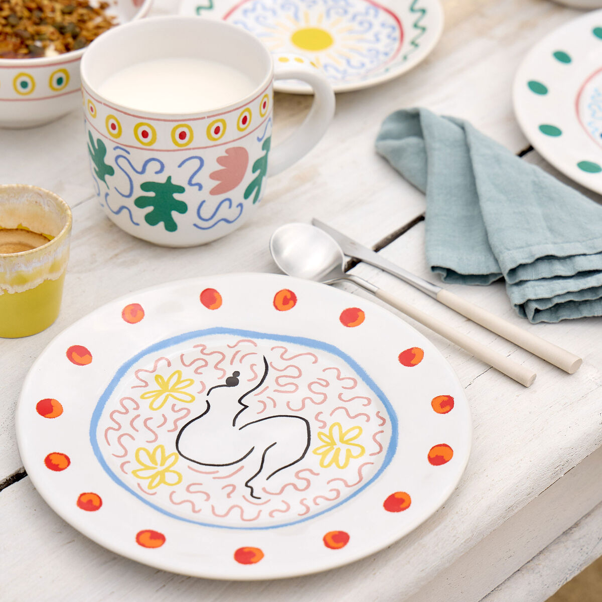 Summer Blizz Lady tallerken 22 cm