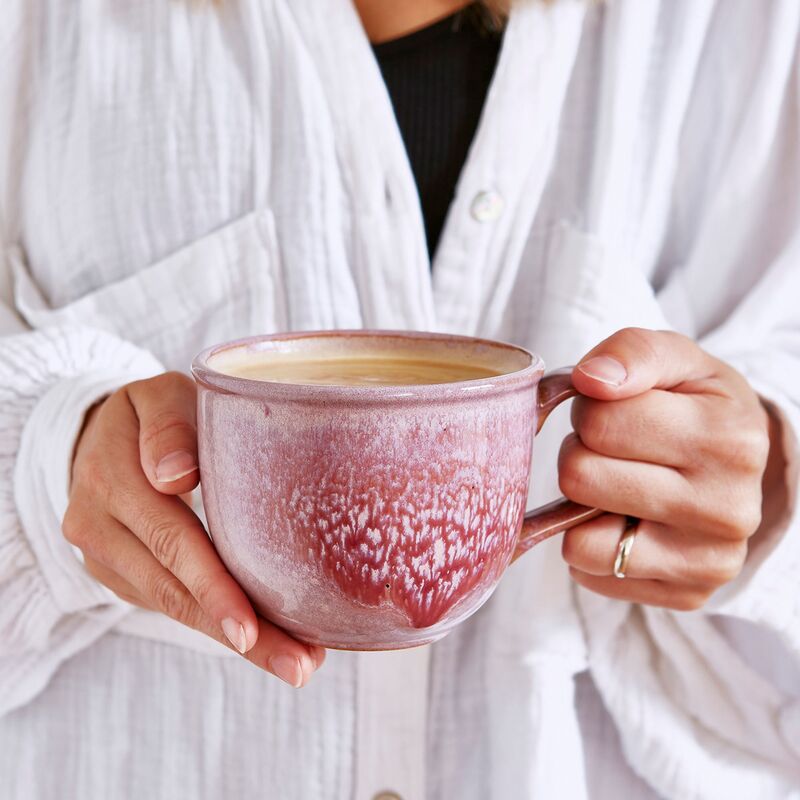 Minerals krus 30 cl, rose quartz, 4 stk.