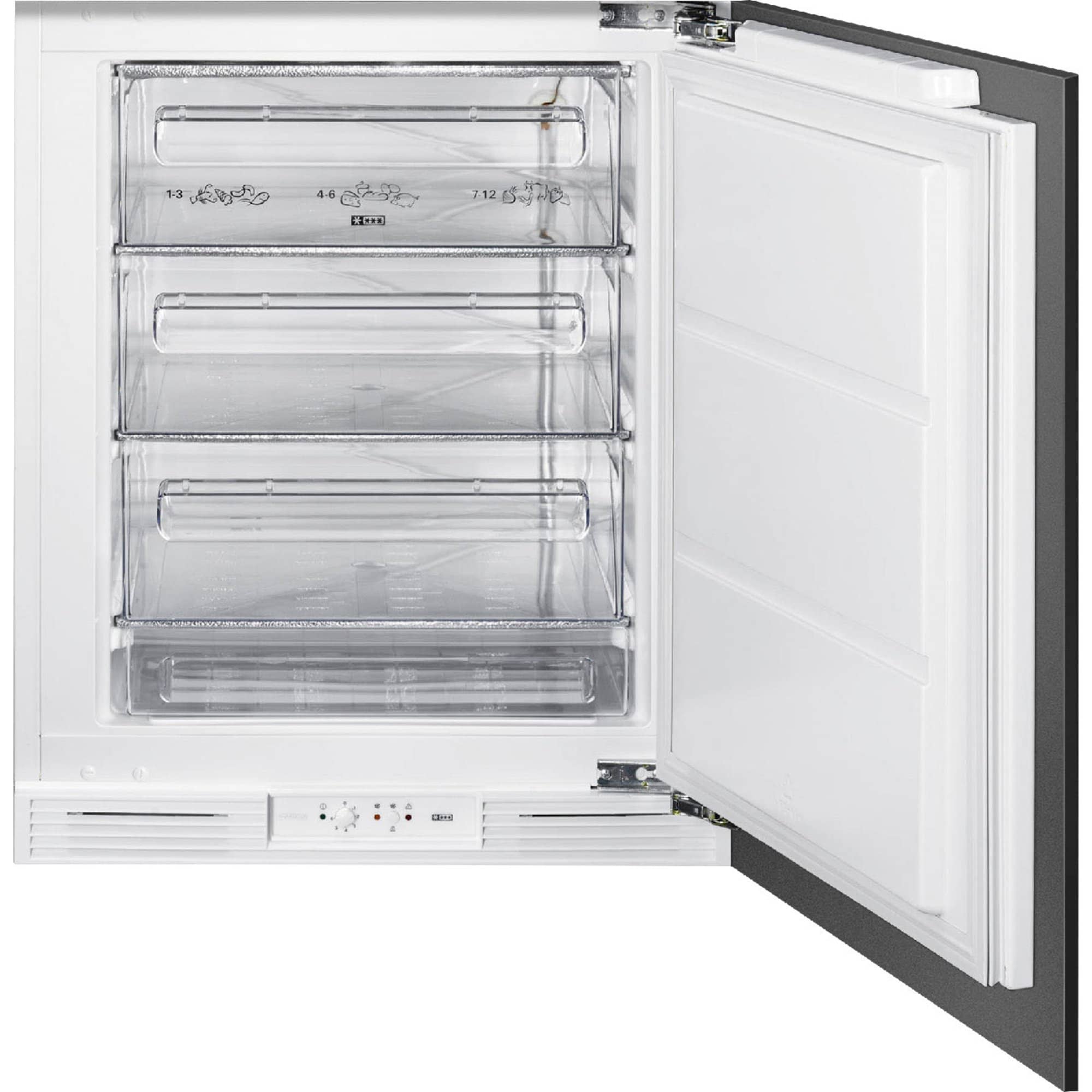 U8F082DE integrert fryser 82 cm