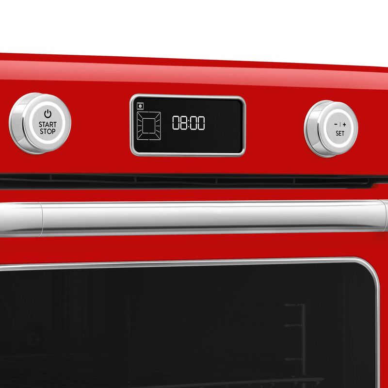 COF01RDEU Vapaasti seisova höyryuuni, punainen