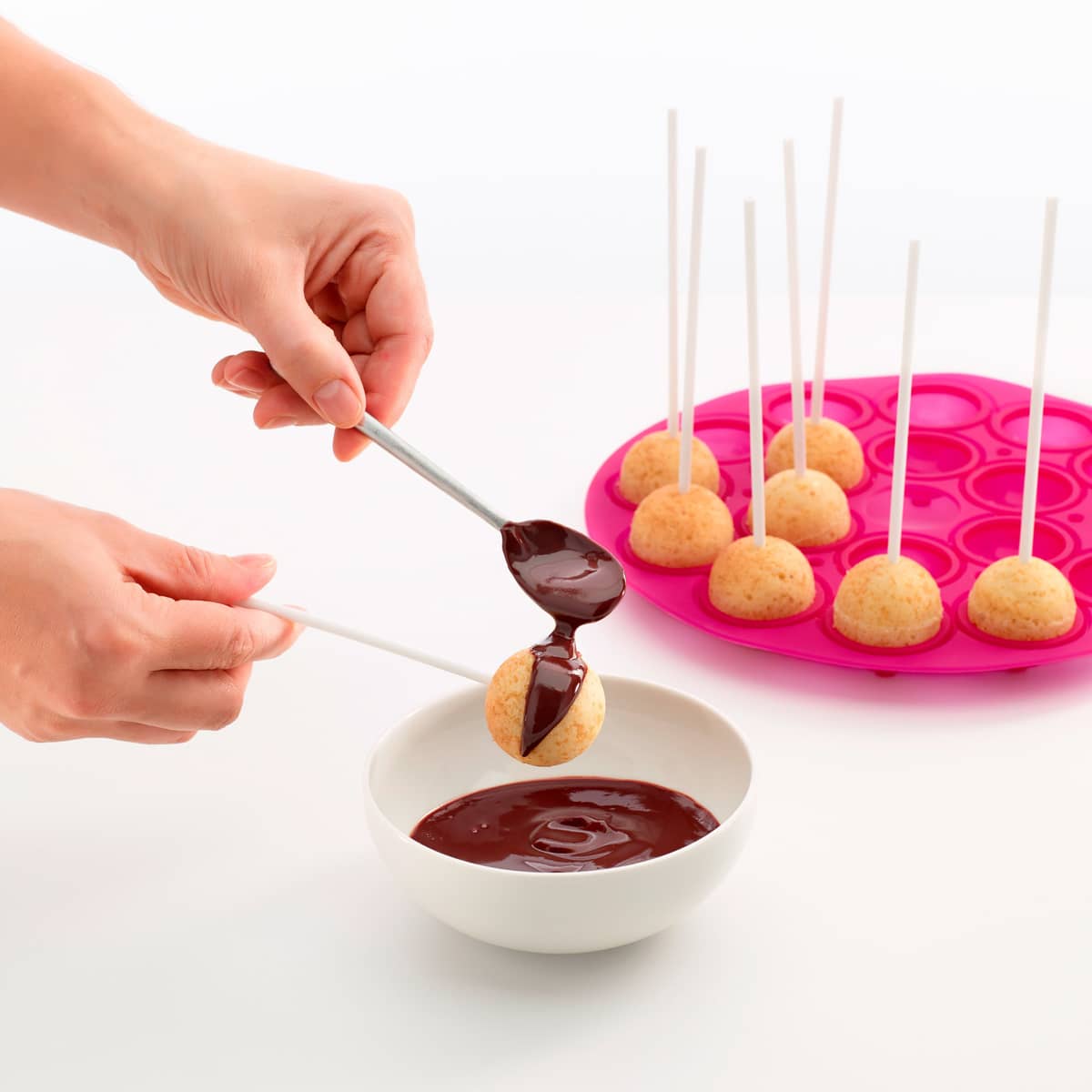 Cake pops silikoneform