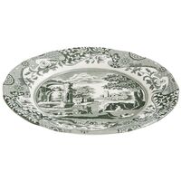 Heritage Green Italian tallerken 20 cm, grønn/hvit