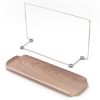 Diskbricka med hängare, valnöt