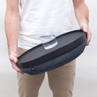 Bosign Curveline Polvisuojus 39x26 cm, musta/harmaa