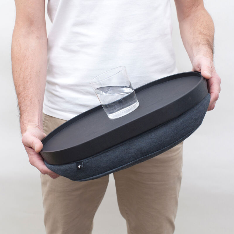 Bosign Curveline Polvisuojus 39x26 cm, musta/harmaa