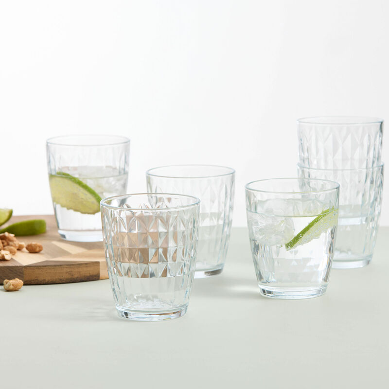 Mosaic drikkeglass 6-pakning