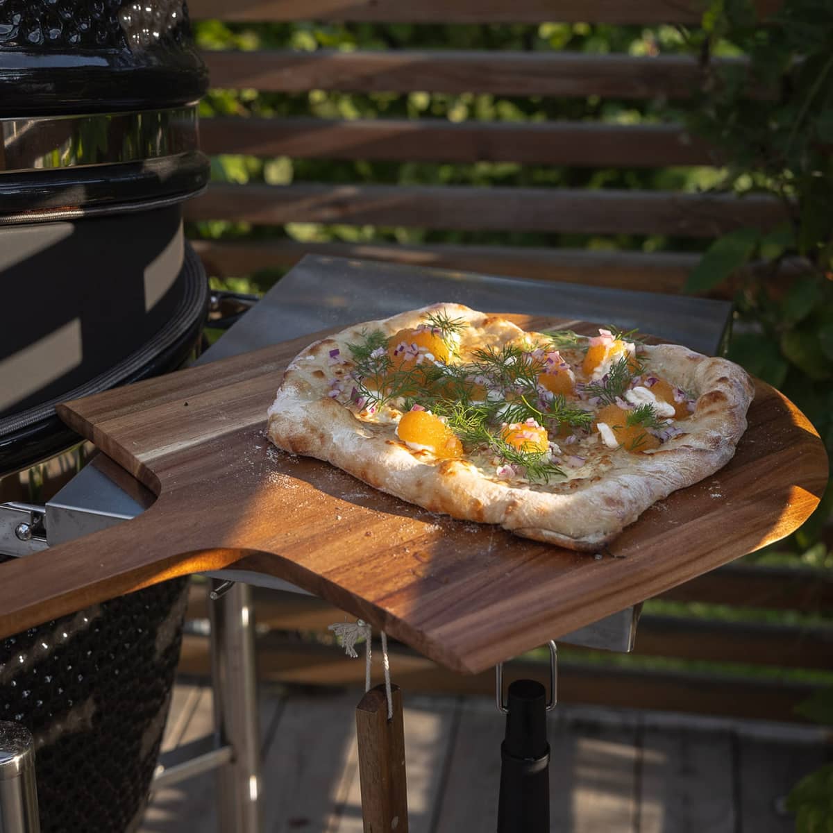 Pizzaspade Akaciaträ