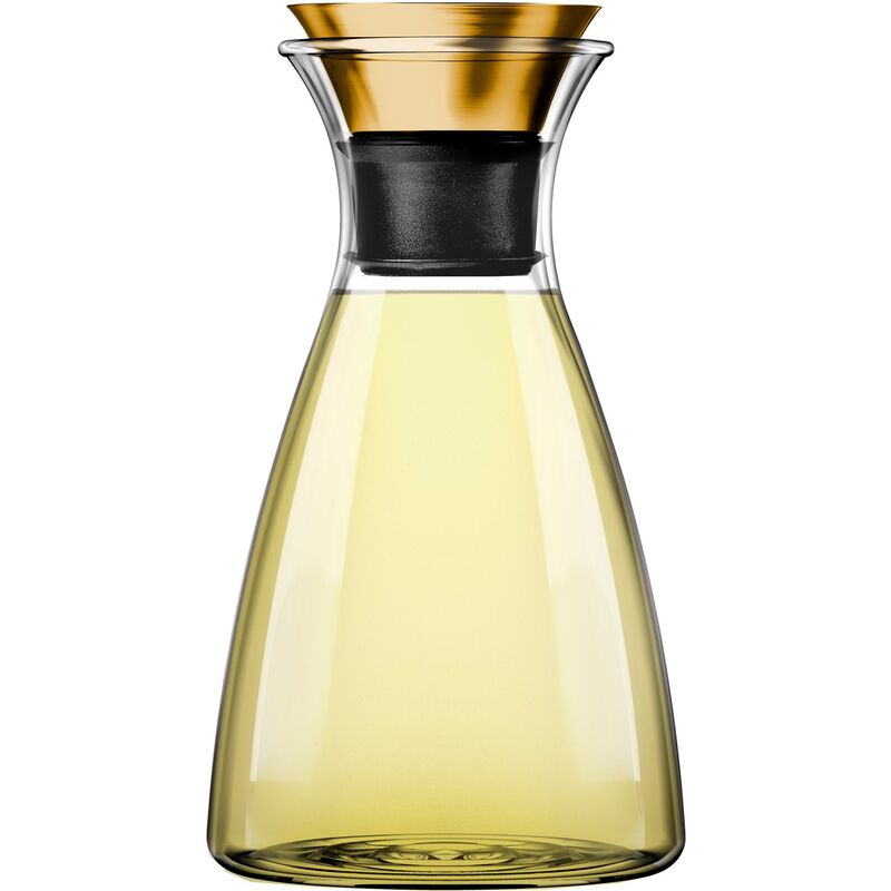 Dryppfri karaffel, 1 liter, messing