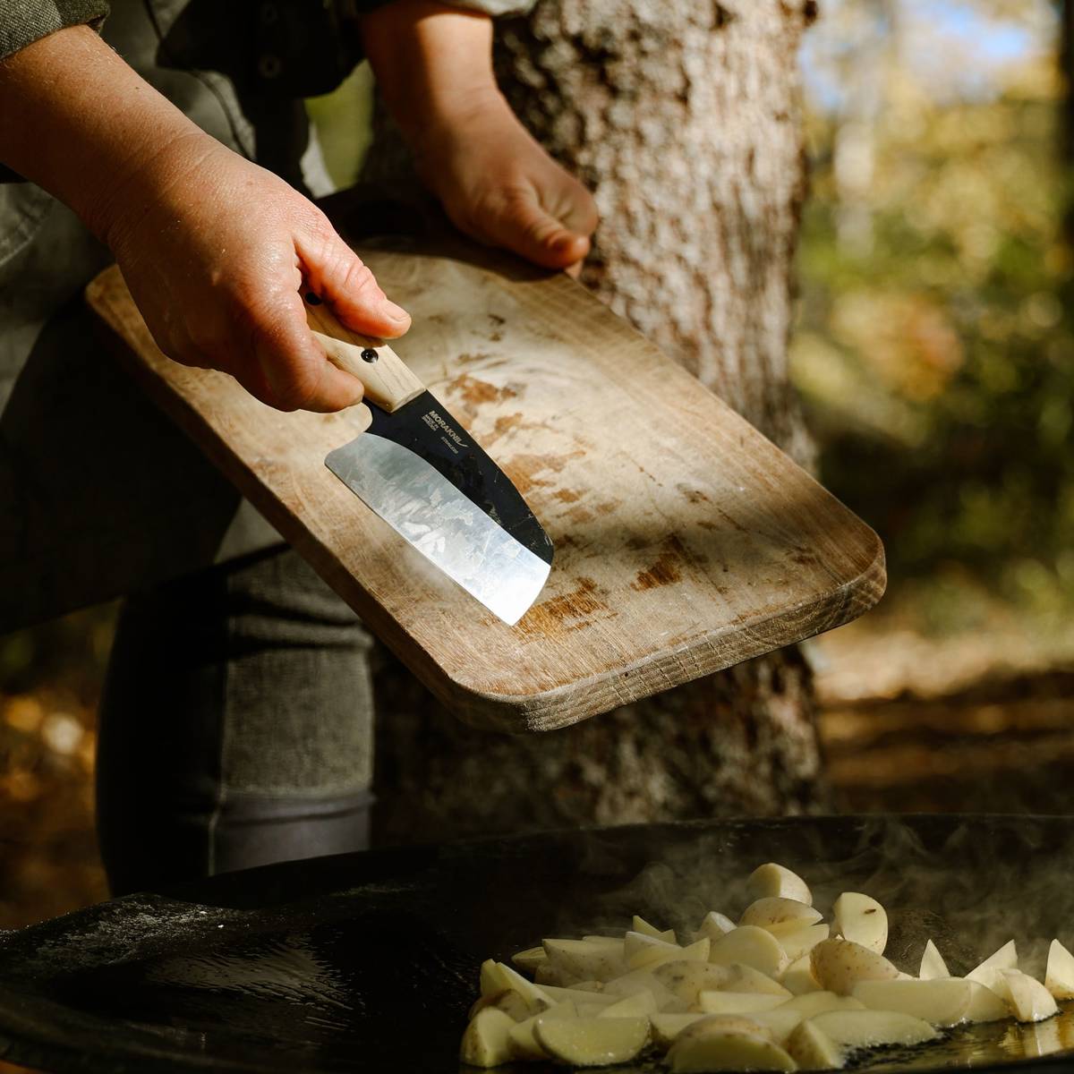 Rombo BlackBlade (S) Ash Wood, puukko