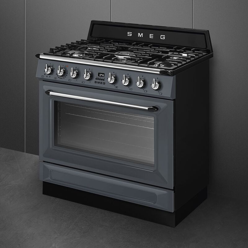 Gasskomfyr Victoria TR90GMGR 90 cm, grå