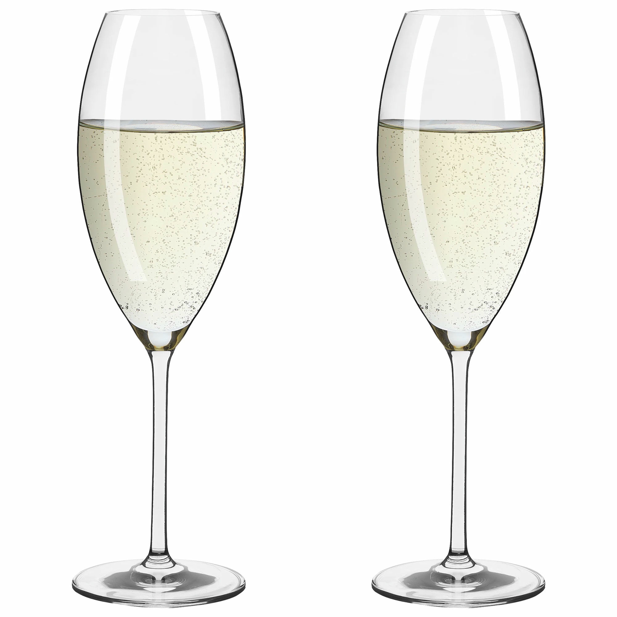 Ritzenhoff Glanzlicht champagneglass, 2-pakning