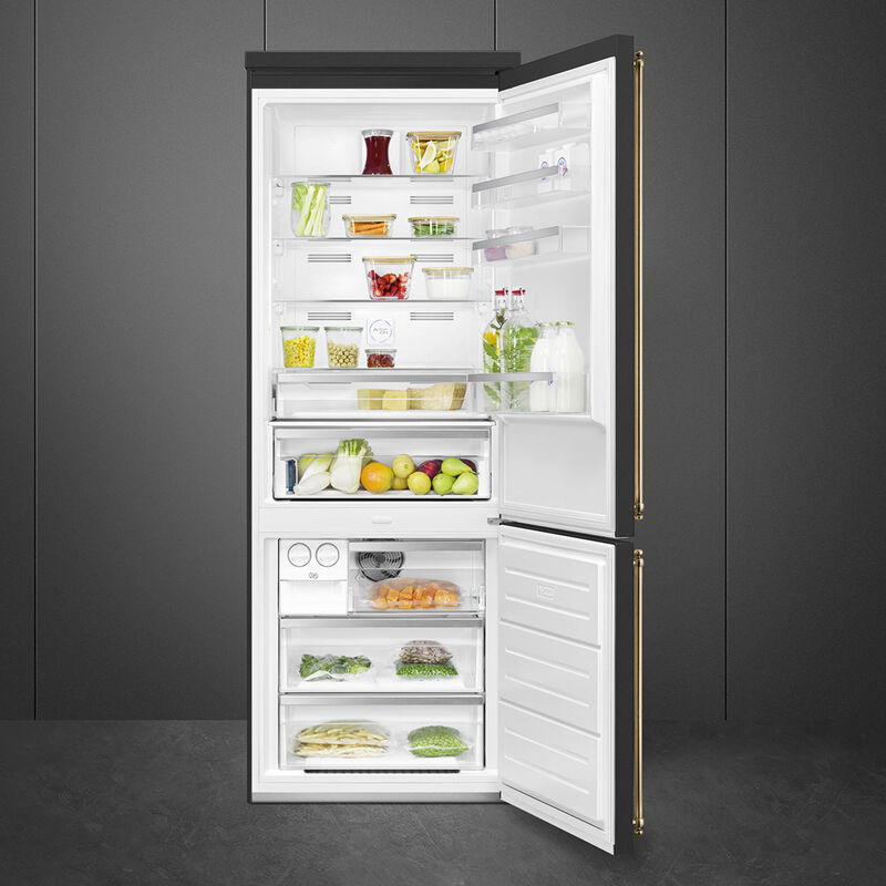 Smeg FA8005RAO6 højrehængt køle/fryser 70 cm, antracit