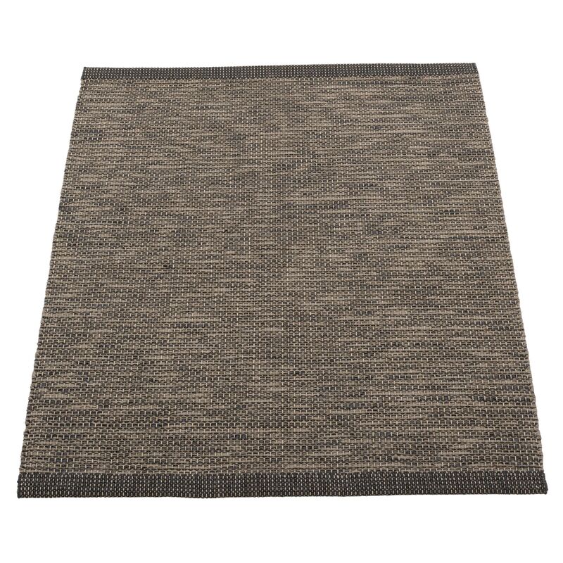 Sam gulvtæppe 90x70 cm, black/walnut