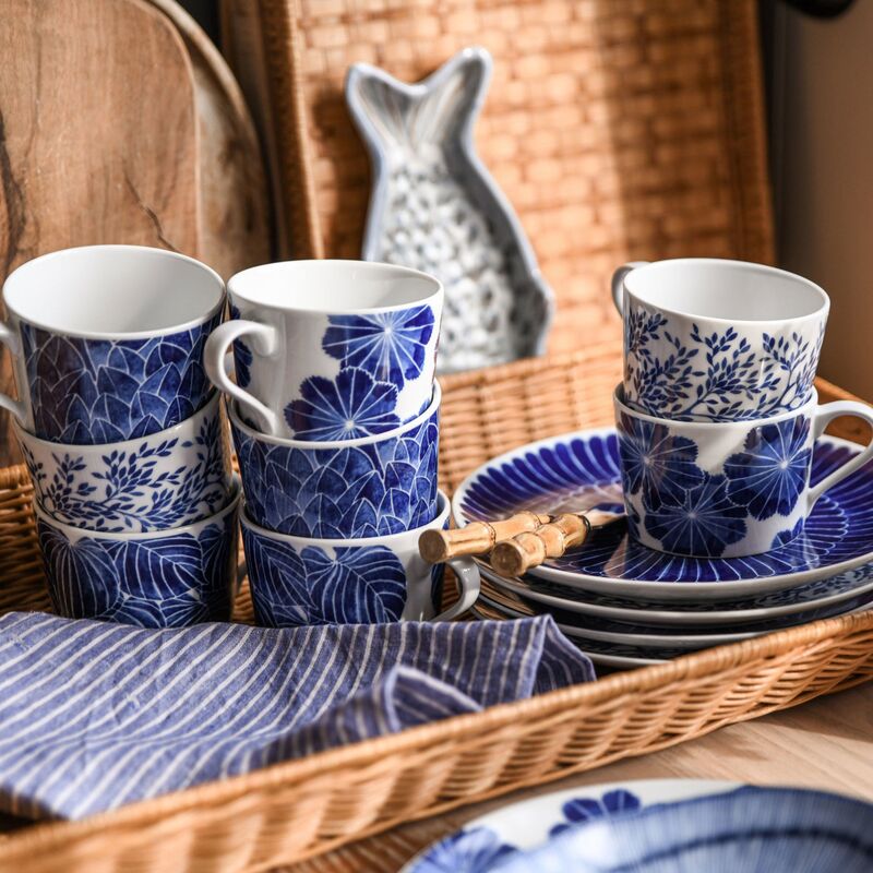 Funkia kopp, 24 cl, blå