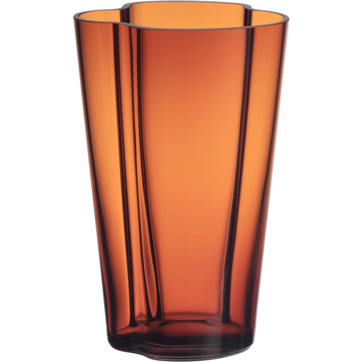 Aalto vas, 22 cm, koppar