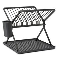 SinkSide hopfällbart diskställ, svart