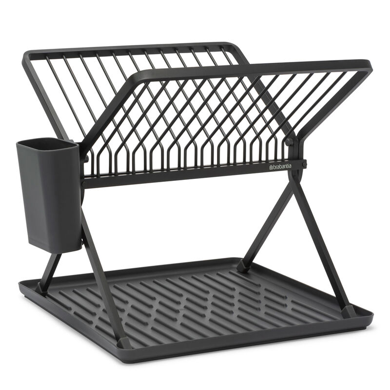 SinkSide hopfällbart diskställ, svart