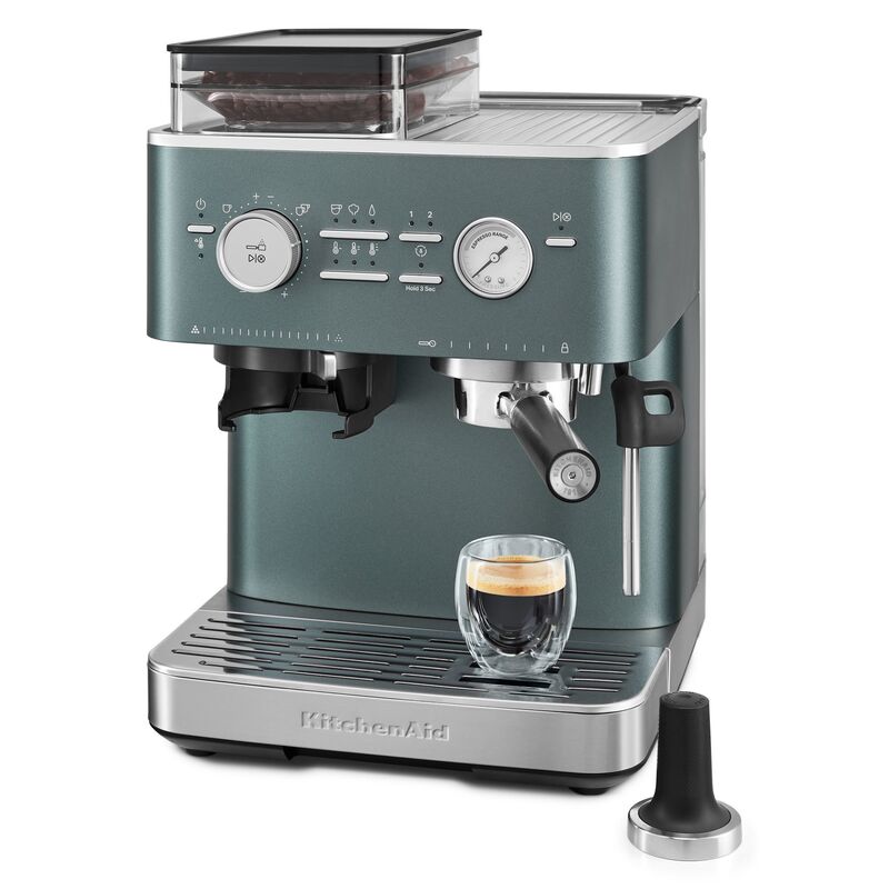 Espressomaskin med kaffekvarn, juniper