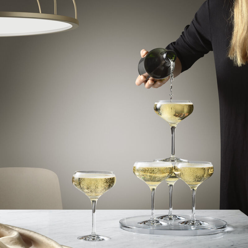 More Champagne Coupe 21 cl 4-pakning