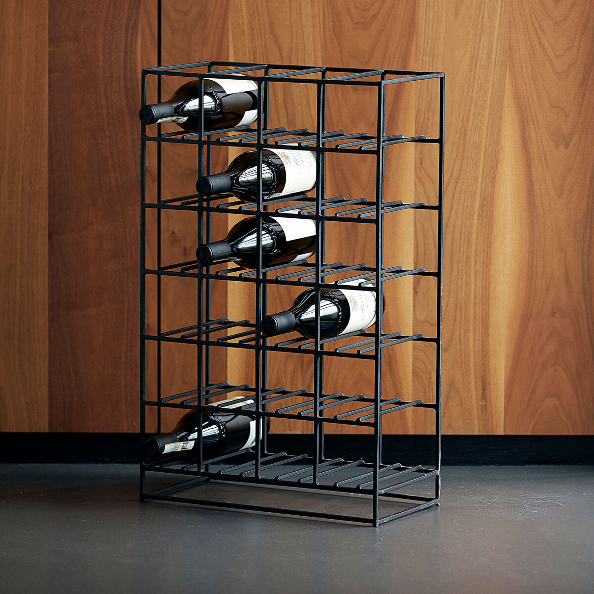 House Doctor Vinstativ 24 flasker, svart