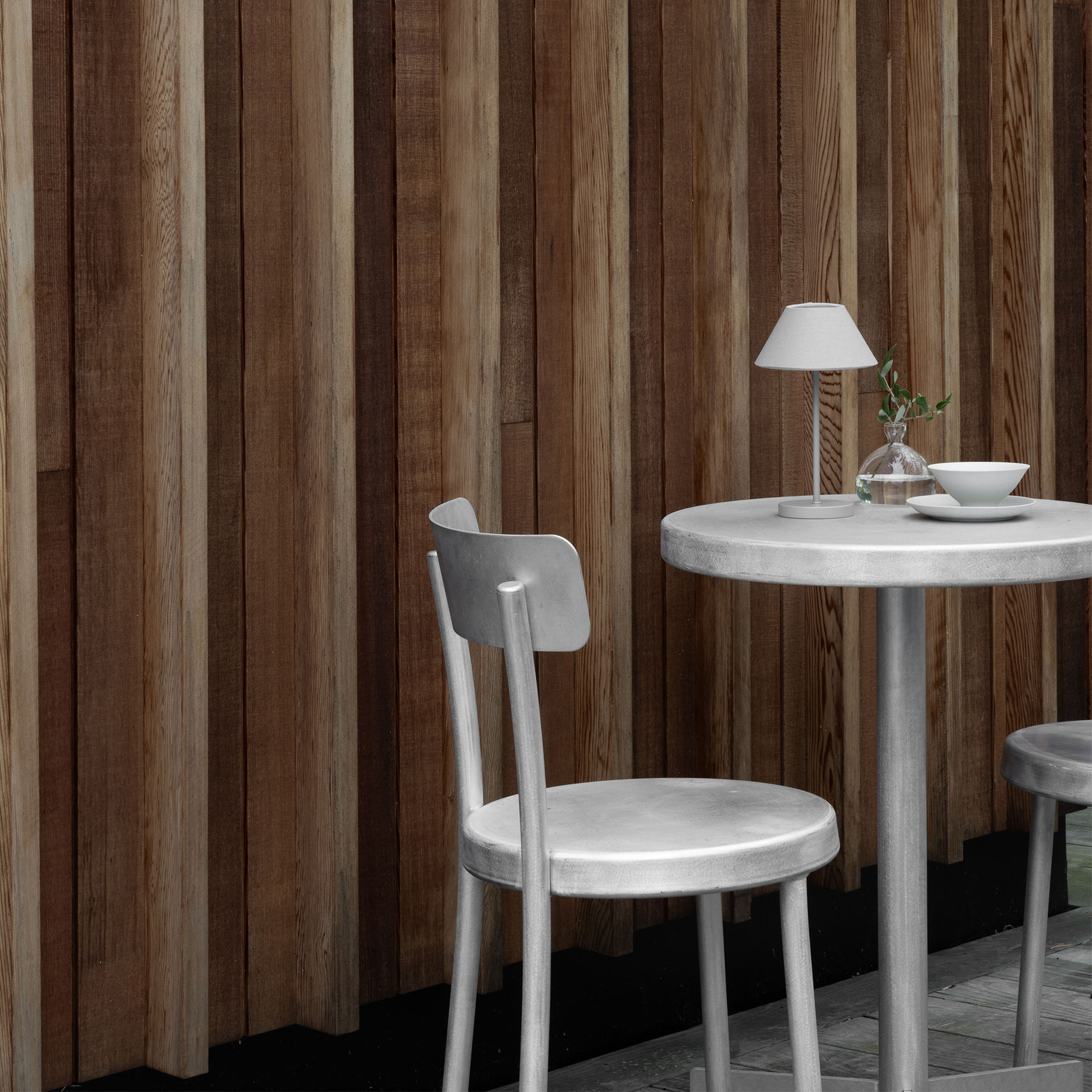 Teya kannettava pöytälamppu, lämmin harmaa