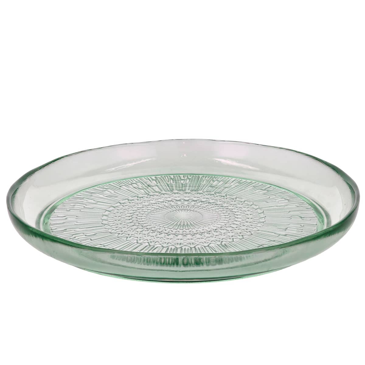 Kusintha Glastallerken Ø25 cm, grøn