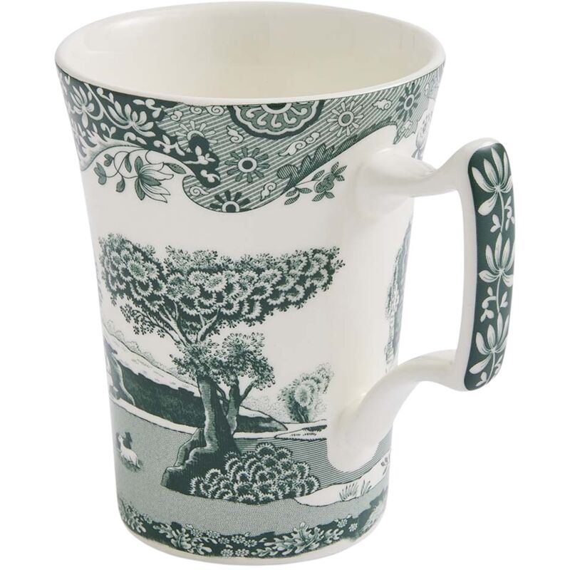 Heritage Green Italian mugg 28 cl, grön/vit