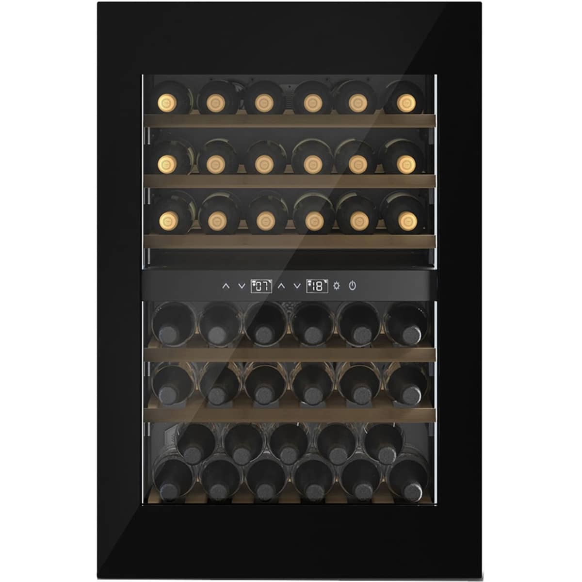 WineDeluxe WD 41 vinkyl 41 flaskor, svart