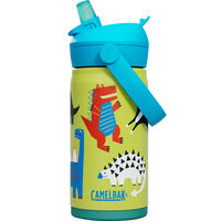 Thrive Flip Straw Kids vesipullo 0,35 litraa, Dino Jam