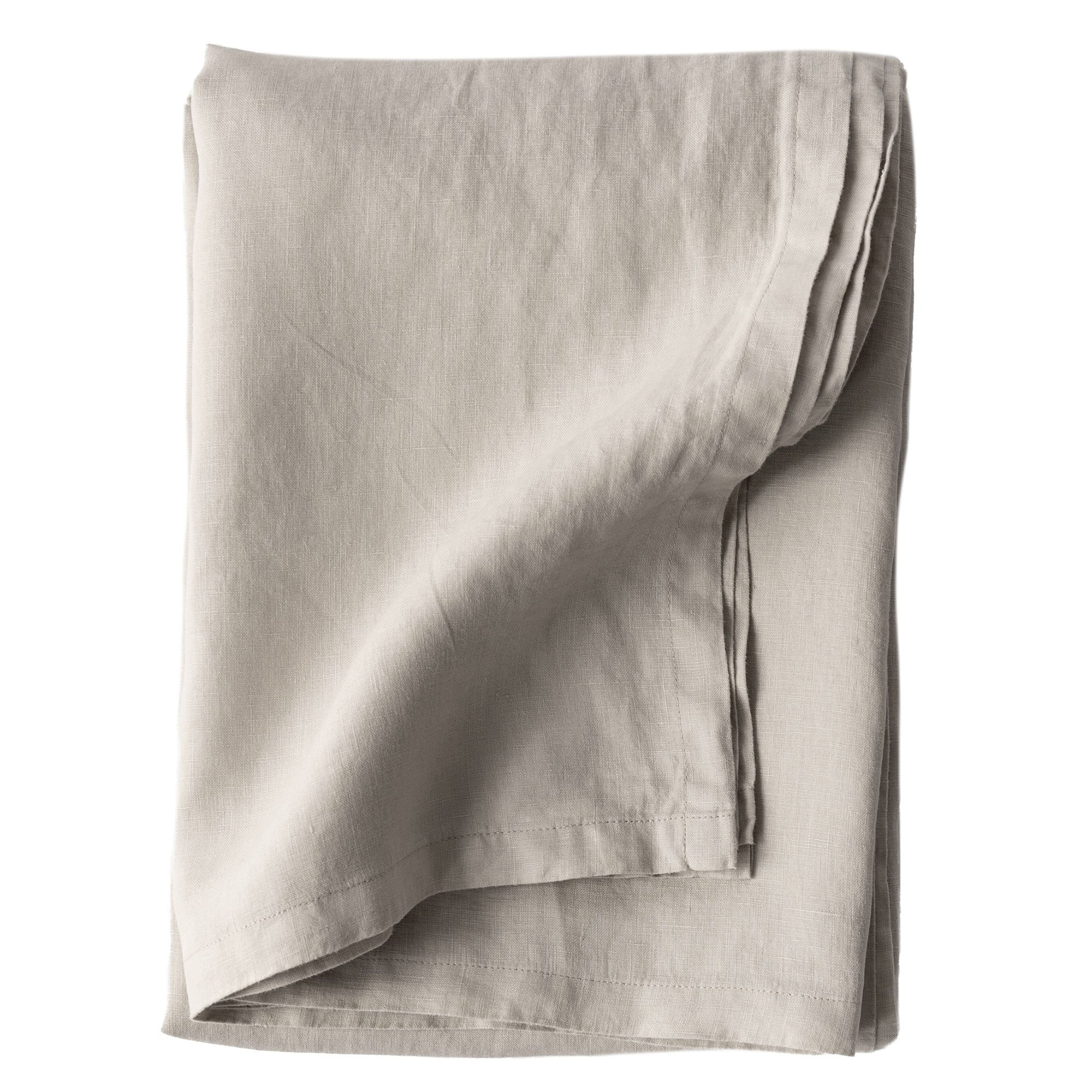Bordsduk i linne 145x270 cm, warm grey